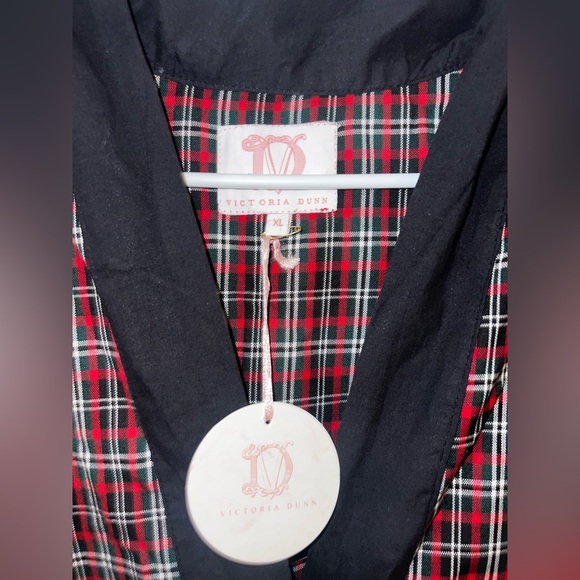 Victoria Dunn Women’s Stewart Tartan Plaid Maxi Dress Size XL - Picture 5 of 8